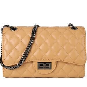 Gladdon Quilted Stylish Crossbody Shoulder Chain Strap Clutch Purse NEW